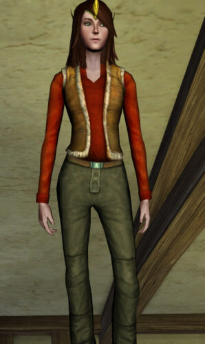 Full-length preview of the Forester's Garments Cosmetic - it's a whole set (including shoes).