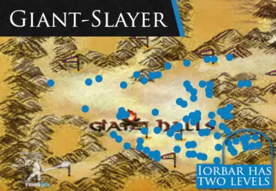LOTRO Giant-Slayer of the Misty Mountains Deed Map by FibroJedi