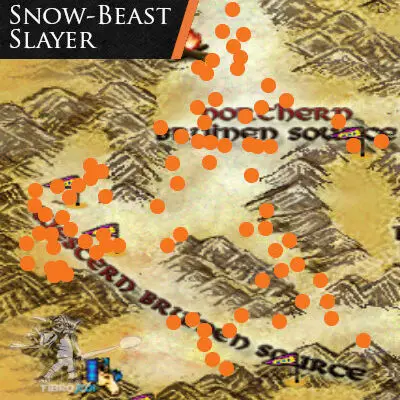 LOTRO Snow-beast Slayer of the Misty Mountains Map by FibroJedi