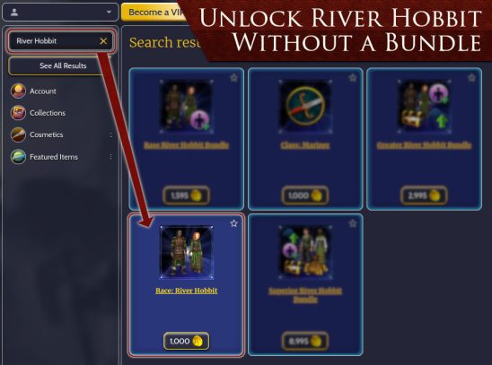 How to unlock River Hobbits in LOTRO without a bundle →