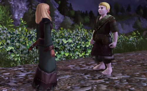 Part of the Introduction Quest for River Hobbits in LOTRO