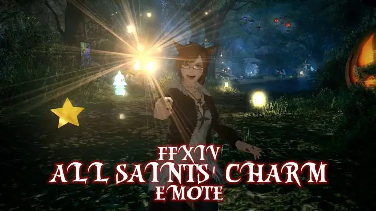 FFXIV All Saints Charm Emote