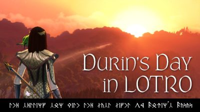 LOTRO Durin's Day Event Guide