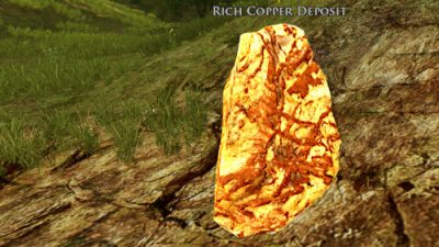 LOTRO Copper Deposit in the Shire (a rich one).