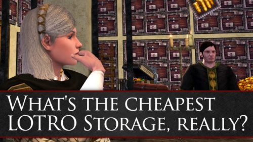 LOTRO Storage Costs Compared | What is the Cheapest Storage in LOTRO?