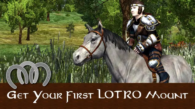 How to get your your first mount in LOTRO - Walk-through for first Horse Steed in the Lord of the Rings Online.