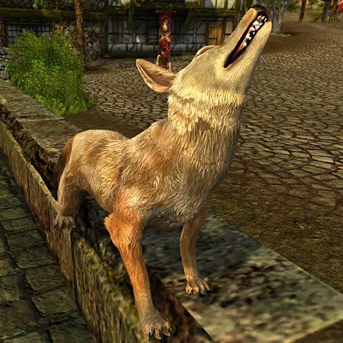 LOTRO's Ill Omened version howls (but you could be forgiven for seeing this as a wolf pet)