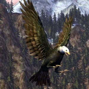 LOTRO Snow-Crest Eagle Companion / Pet