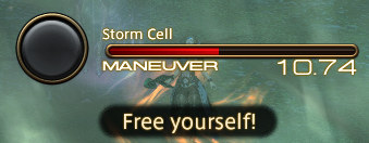 The Storm Call Maneuver in the Garuda fight. Hammer that button to fill the progress bar.