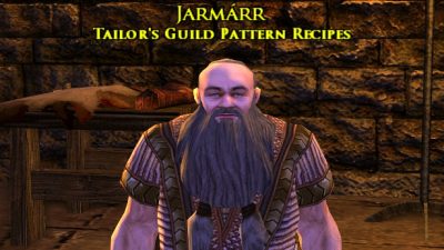 Your guild will have its own reputation item recipe vendor. For the Tailor's Guild it is the "Pattern Recipes" vendor.