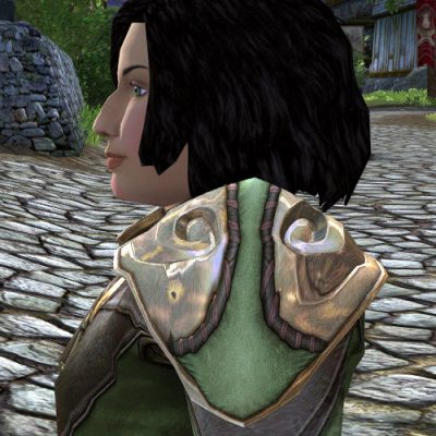 Perfect Curl Shoulder-guards | Female Hobbit