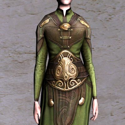 Tunic and Leggings of the Perfect Curl - Female High Elf