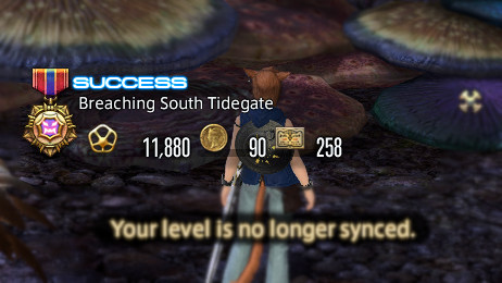 The rewards for completing Breaching South Tidegate includes, EXP, a paultry amount of gil and some grand company seals.