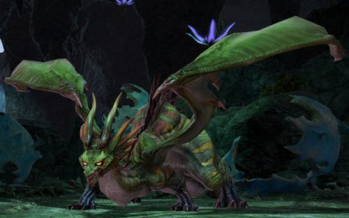 FFXIV Aiatar - the Dragon boss at the end of Brayflox's Longstop (Normal difficulty)