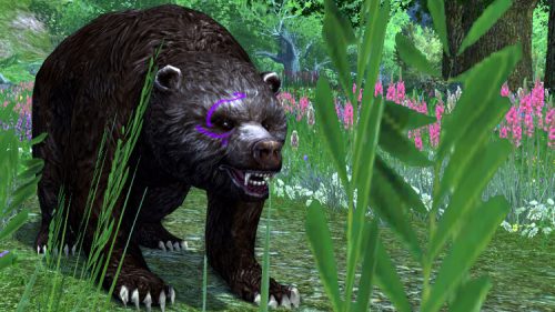 My daughter's LOTRO Beorning in Bear-form.