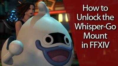 How to Unlock the Whisper-Go Mount in FFXIV / Yo-Kai Watch Event Mount