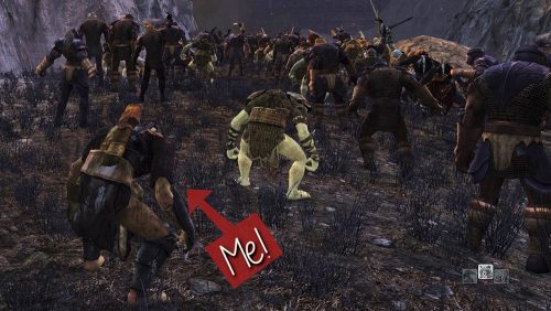 Playing as an Orc in the Helm's Deep Session Play in LOTRO