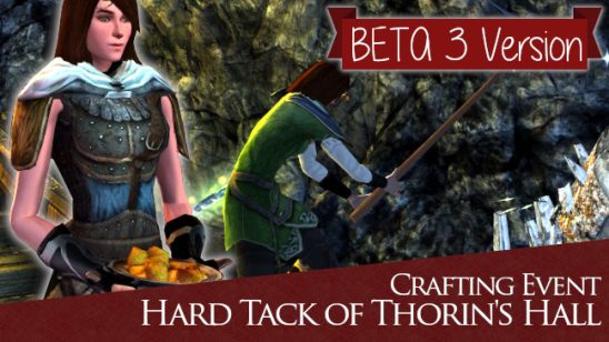 LOTRO Hard Tack Event Guide (Beta 3 Version) - Thorin's Hall Prospector and Cook Crafting Event.