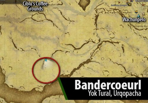 FFXIV Bandercoeurl Location Map by Fibro Jedi | Dawn Hunt Target