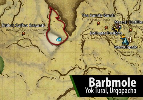 FFXIV Barbmole Location Map by Fibro Jedi | Dawn Hunt Target