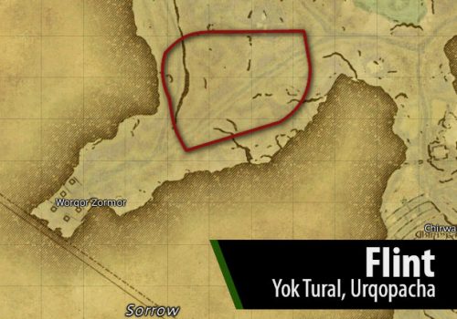 FFXIV Flint Location Map by Fibro Jedi | Dawn Hunt Target