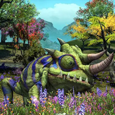 FFXIV Jungle Iguana - Dawntrail Hunt Target