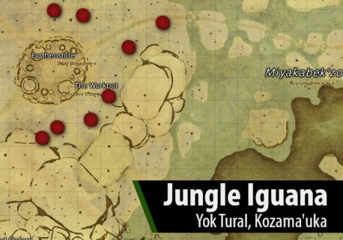 FFXIV Jungle Iguana Location Map by Fibro Jedi | Dawntrail Hunt Target