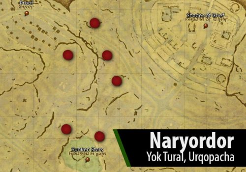 FFXIV Naryordor Location Map