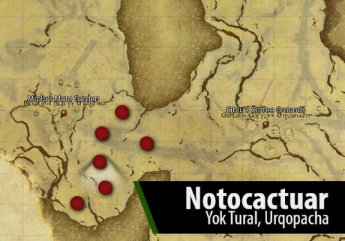 FFXIV Notocactuar Location Map by Fibro Jedi