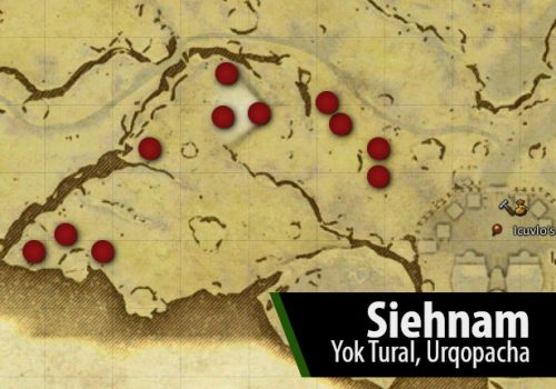 FFXIV Siehnam Location Map by Fibro Jedi | Dawntrail Hunt Target