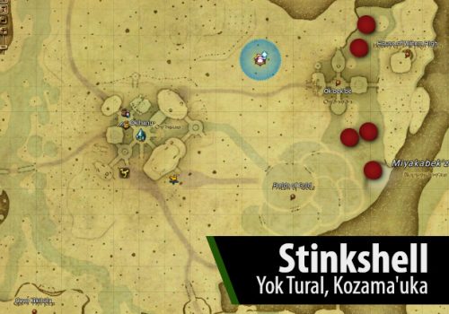 FFXIV Stinkshell Location Map