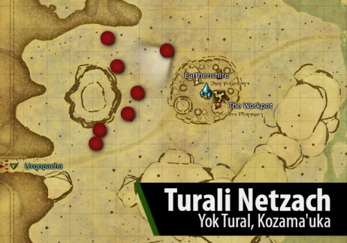 FFXIV Turali Netzach Location Map