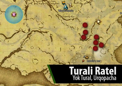 FFXIV Turali Ratel Location Map