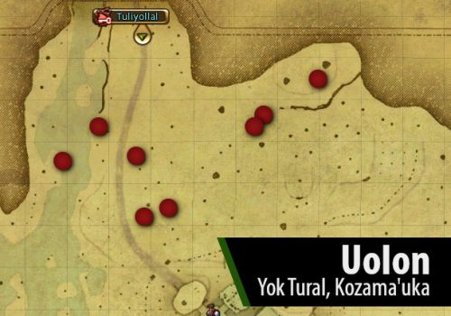 FFXIV Uolon Location Map by Fibro Jedi