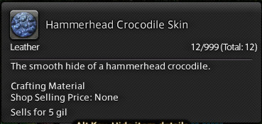 Hammerhead Crocodile Skin Tooltip