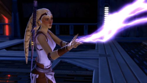 My Main Twi'lek Character in SWTOR (or one of a few copies I have of her for various reasons)