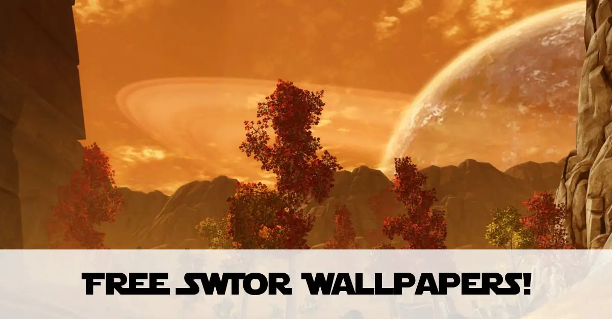 SWTOR Wallpapers for Desktop or Mobile - Free Download!
