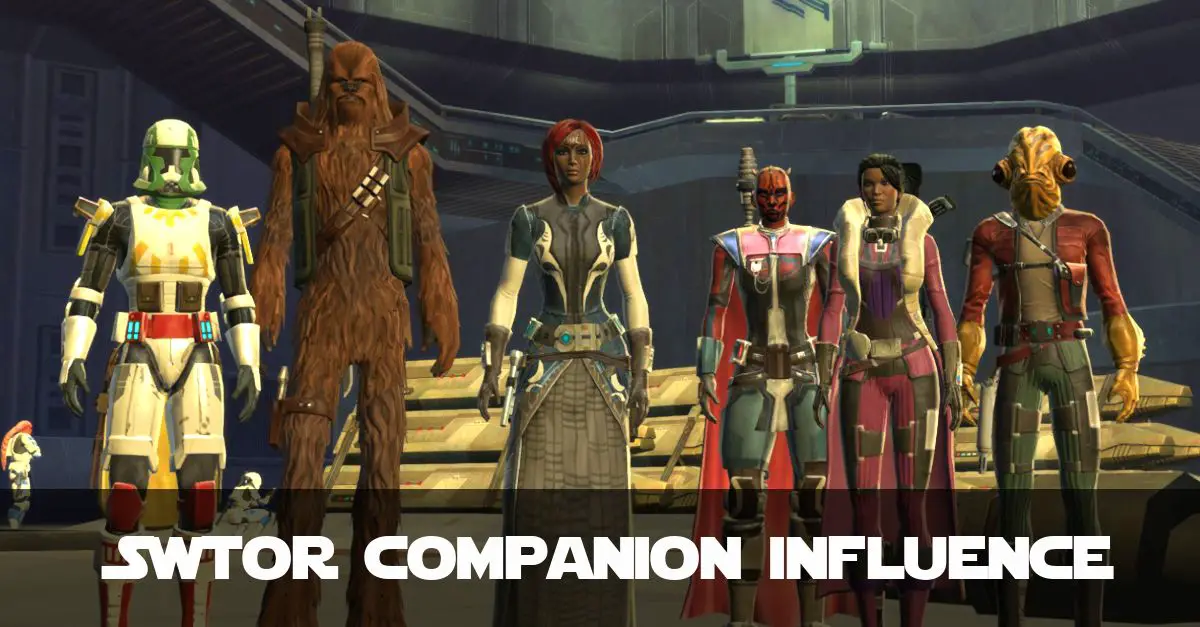 Swtor Companion Influence How Do I Increase It And Why