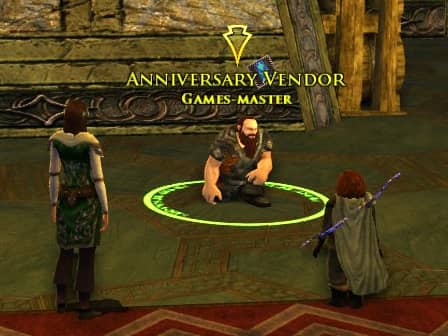 Anniversary Vendor in Thorin's Hall Inn (Games Master)