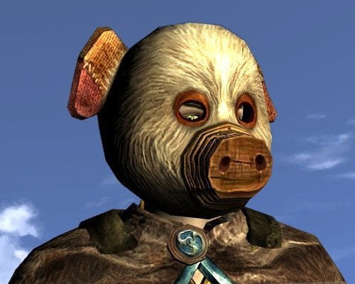 LOTRO Pig Mask - Farmers Faire Head Cosmetic