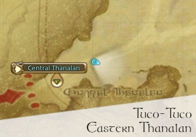 FFXIV Tuco-Tuco Location Map - Eastern Thanalan